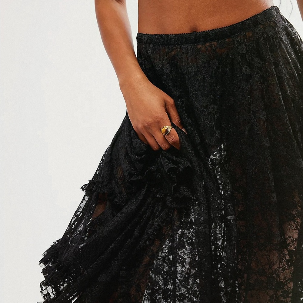 French Courtship Lace Half Slip Skirt - Picture 2 of 3